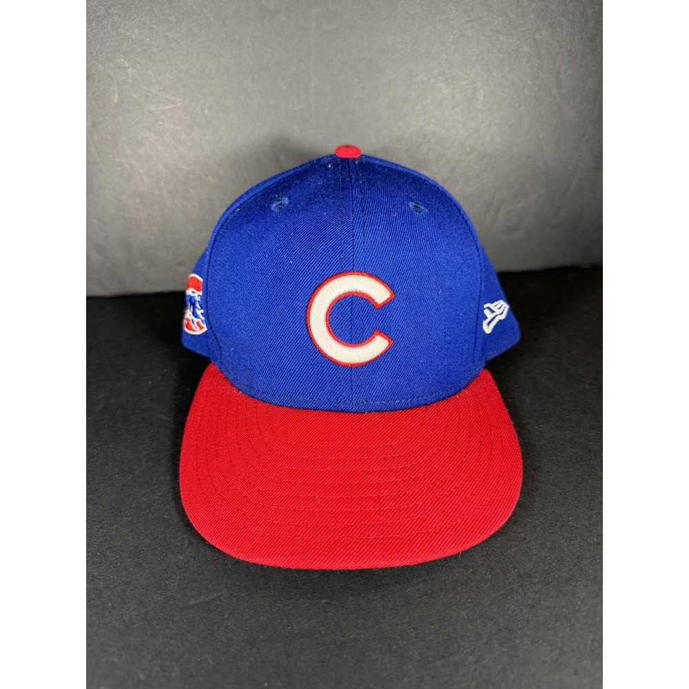 New Era 9Fifty Adjustable Snapback Chicago Cubs Hat Cap Blue Red MLB Baseball